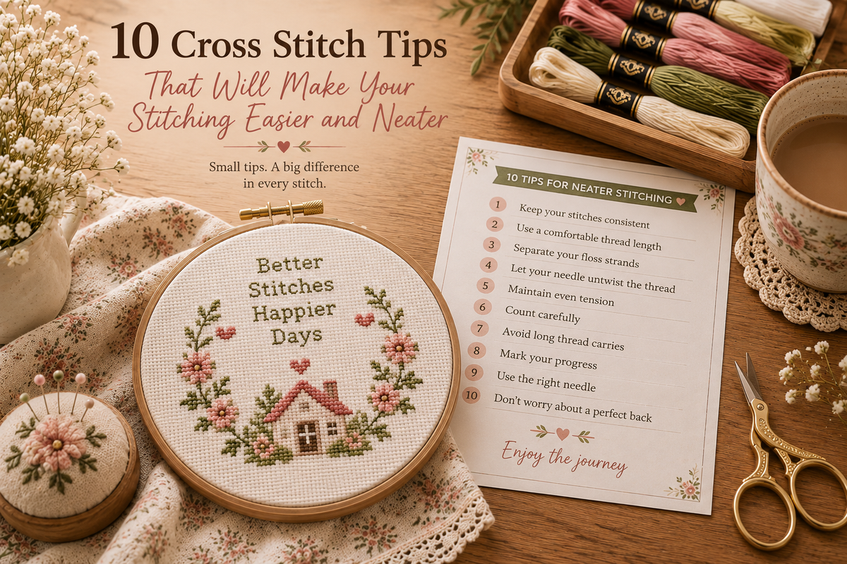 10 Cross Stitch Tips That Will Make Your Stitching Easier and Neater