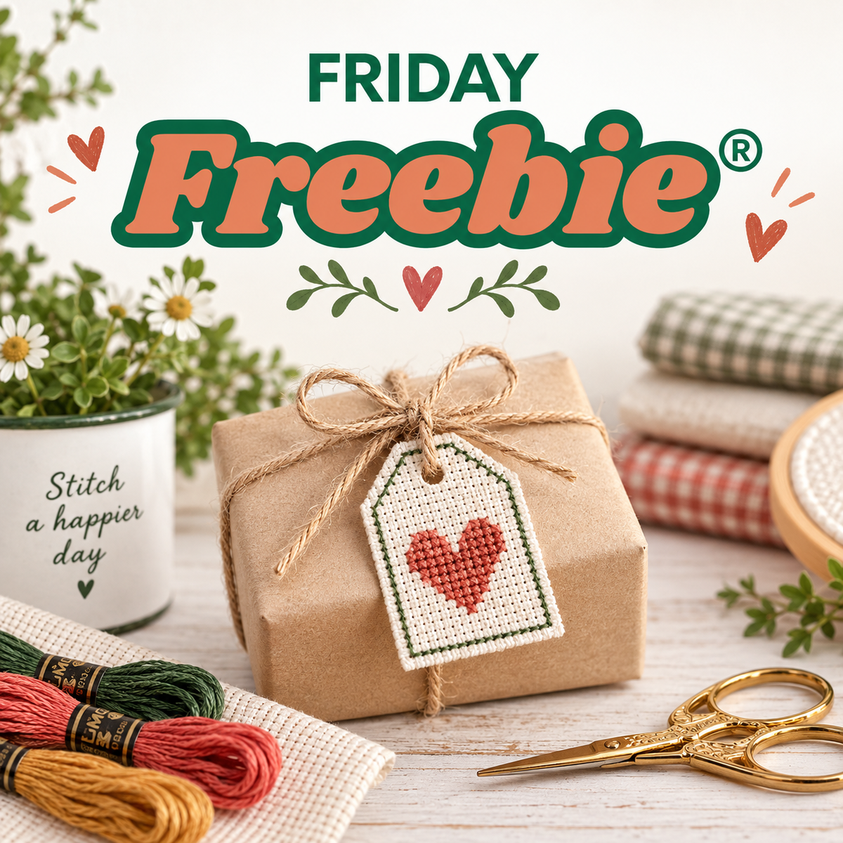 FREE CROSS STITCH PATTERN - FREEBIE FRIDAY