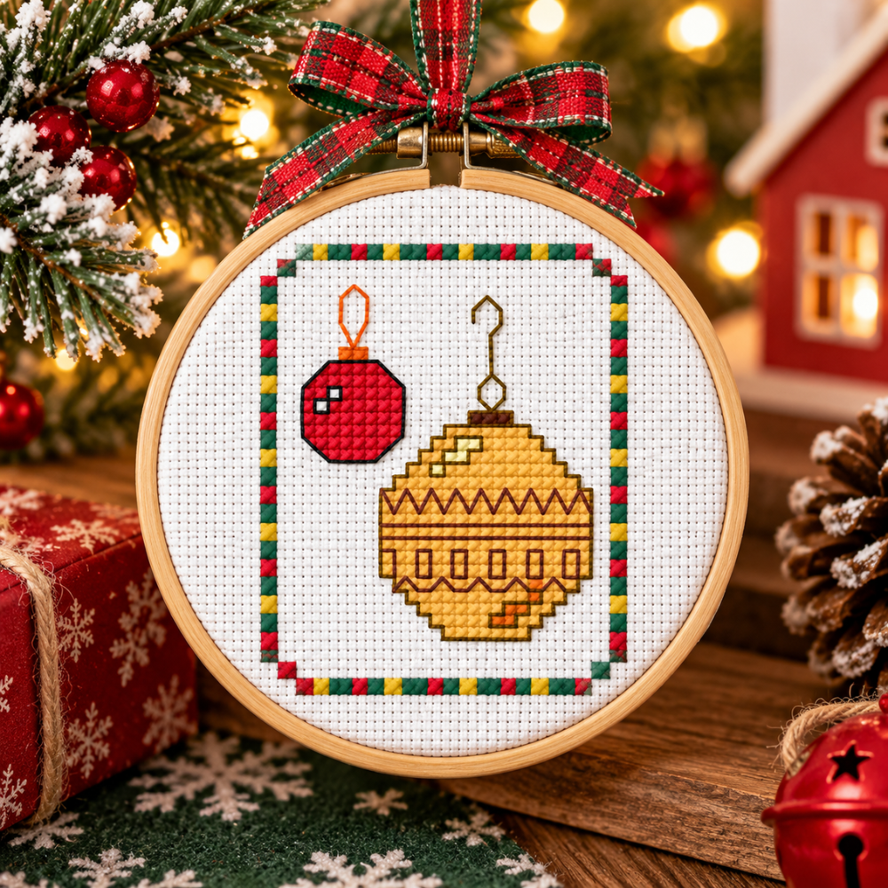 Christmas Minis – 10 Cross Stitch Patterns for Ornaments, Gift Tags & Holiday Décor