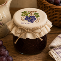 Trauben Kreuzstichmuster | Bellas Vorratskammer | Cottage Obst Stickerei PDF | Rustikale Küchendekoration | Sofort Download