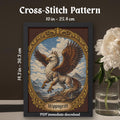 Hippogriff Cross Stitch Pattern PDF finished cross stitch design
