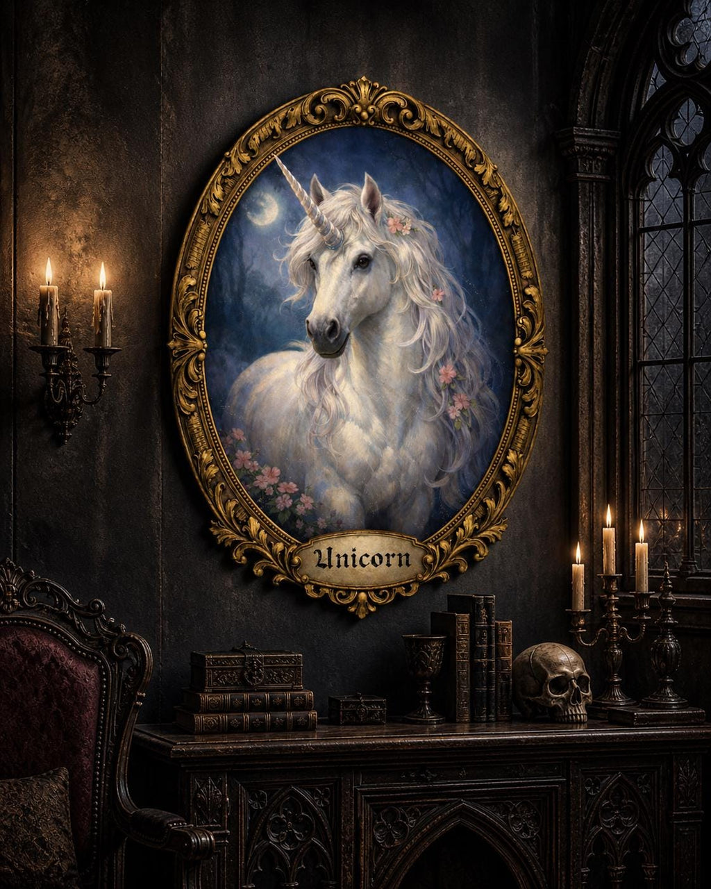 Unicorn Cross Stitch Pattern PDF digital pattern preview