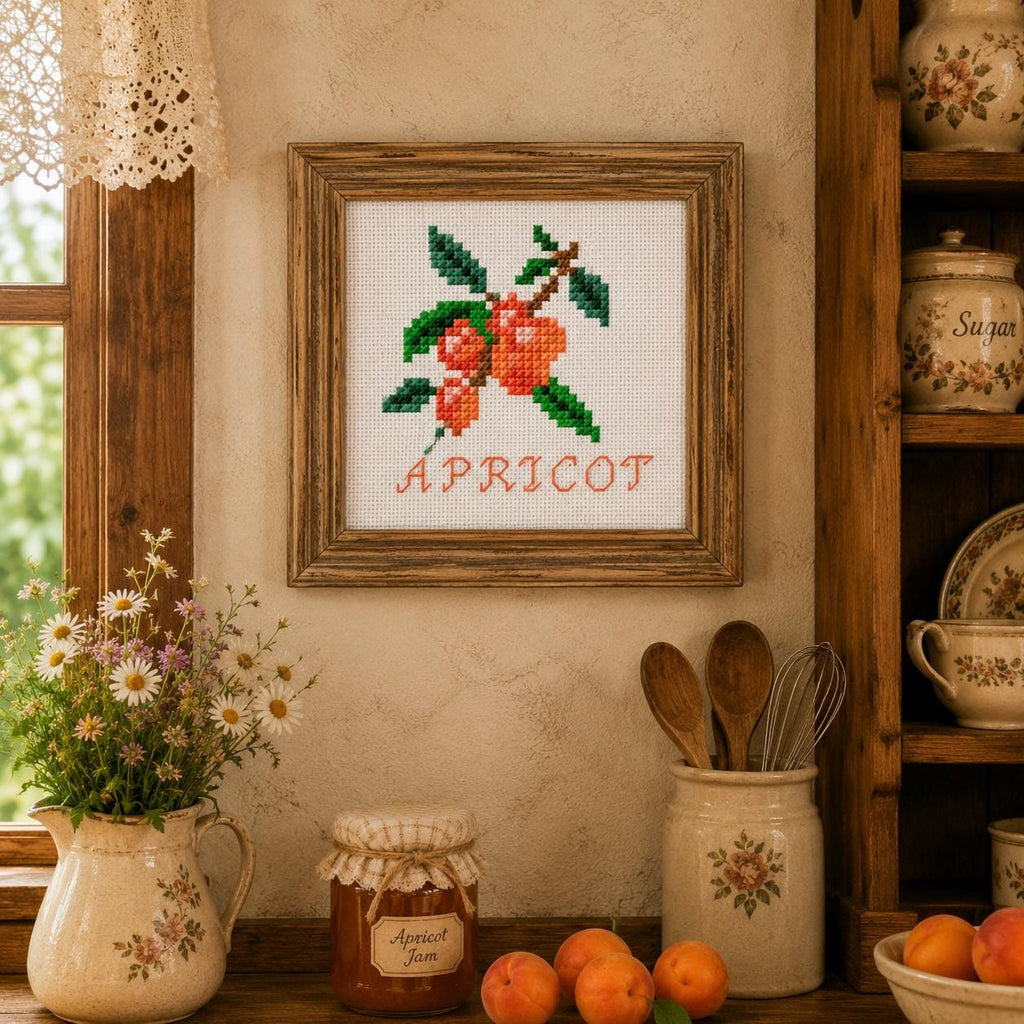 Apricot Cross Stitch Pattern