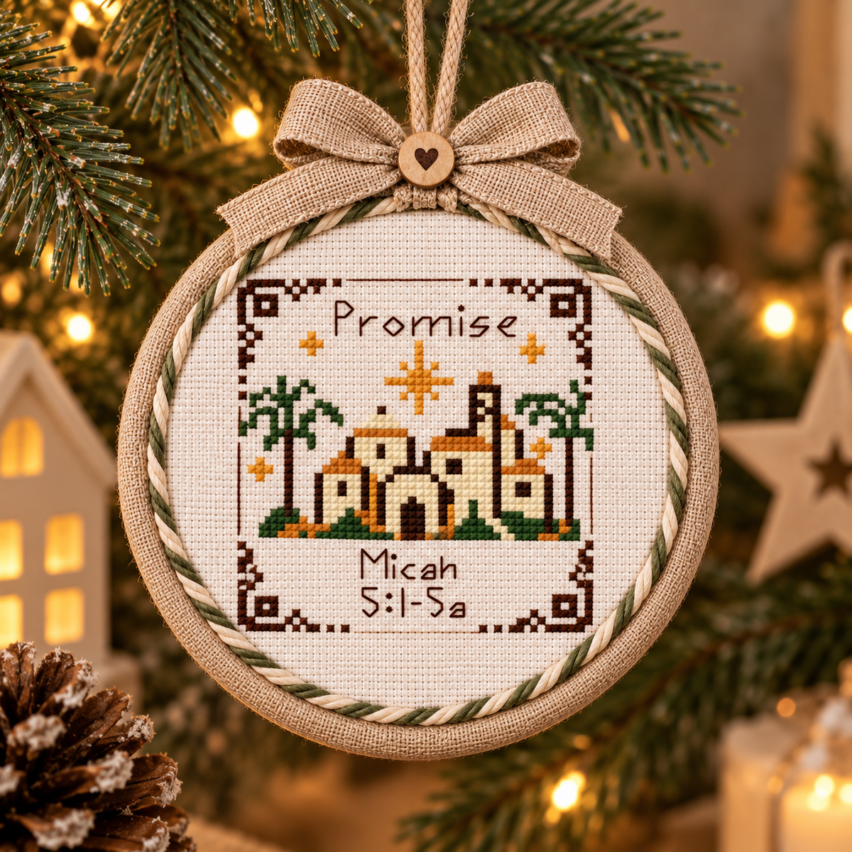Stitch Through Advent 2026 – 26 Mini Cross Stitch Patterns & Devotional