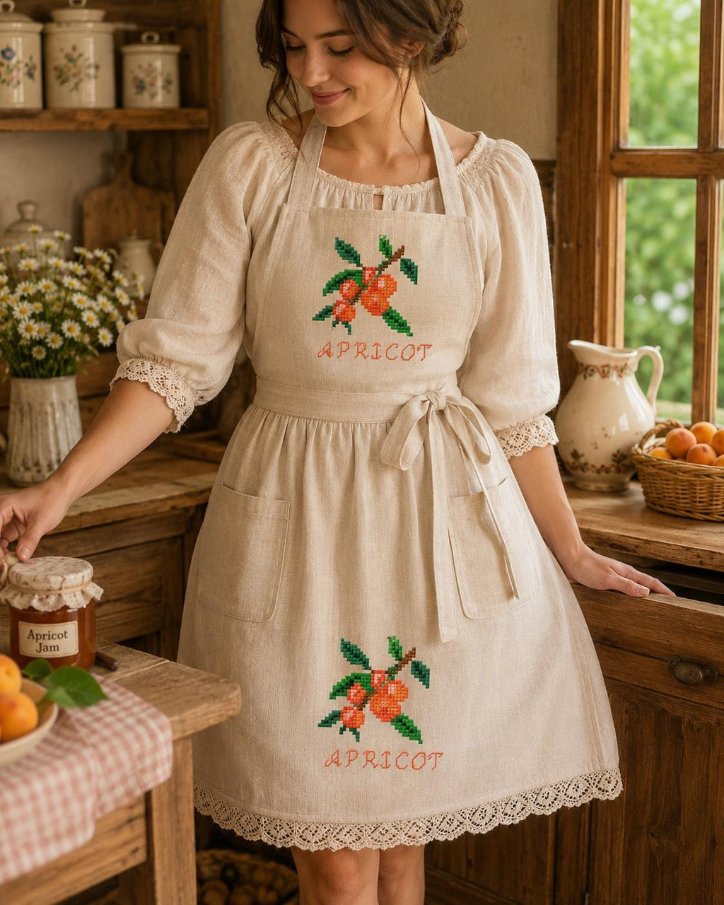 Apricot Cross Stitch Pattern