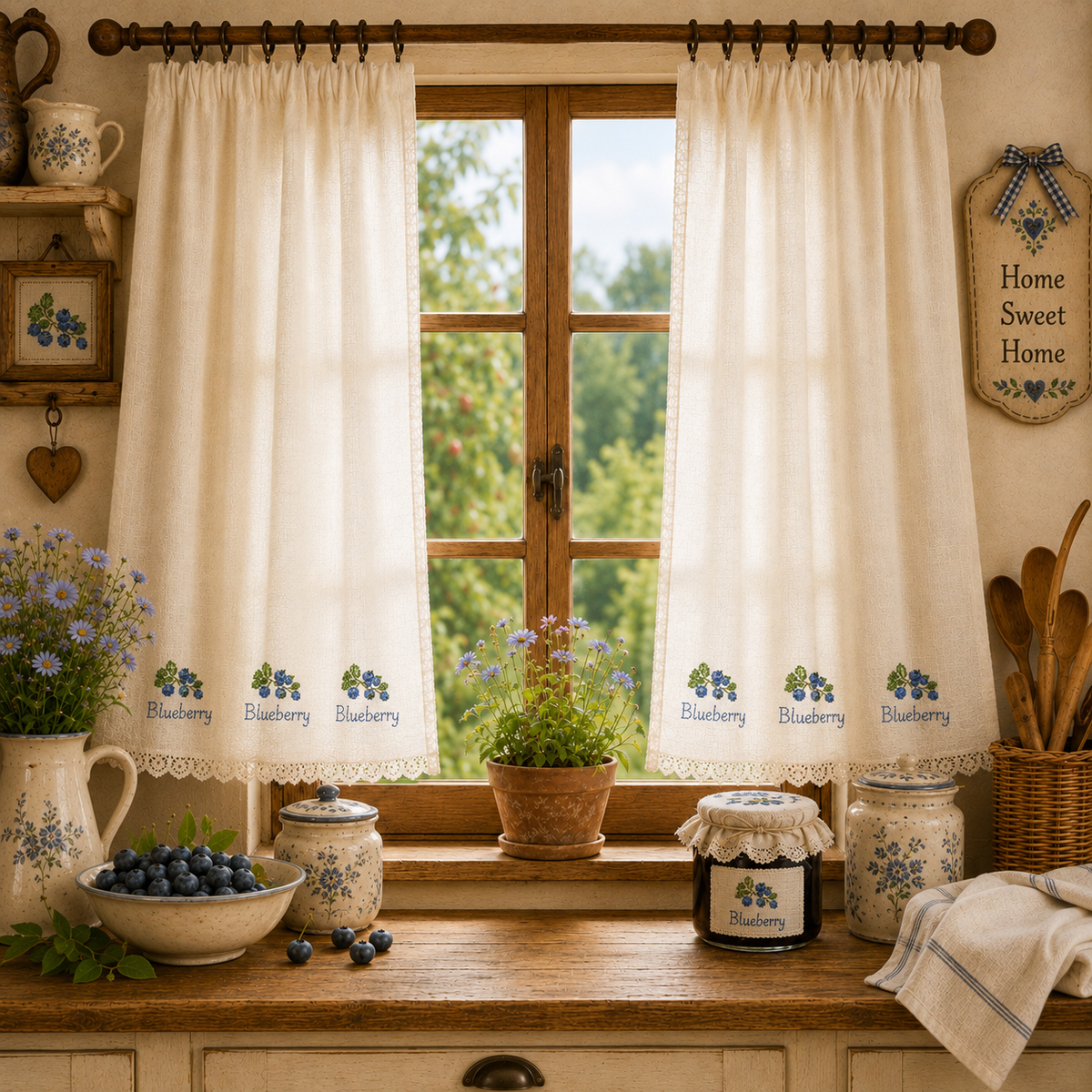 Blueberry Mini Cross Stitch Pattern