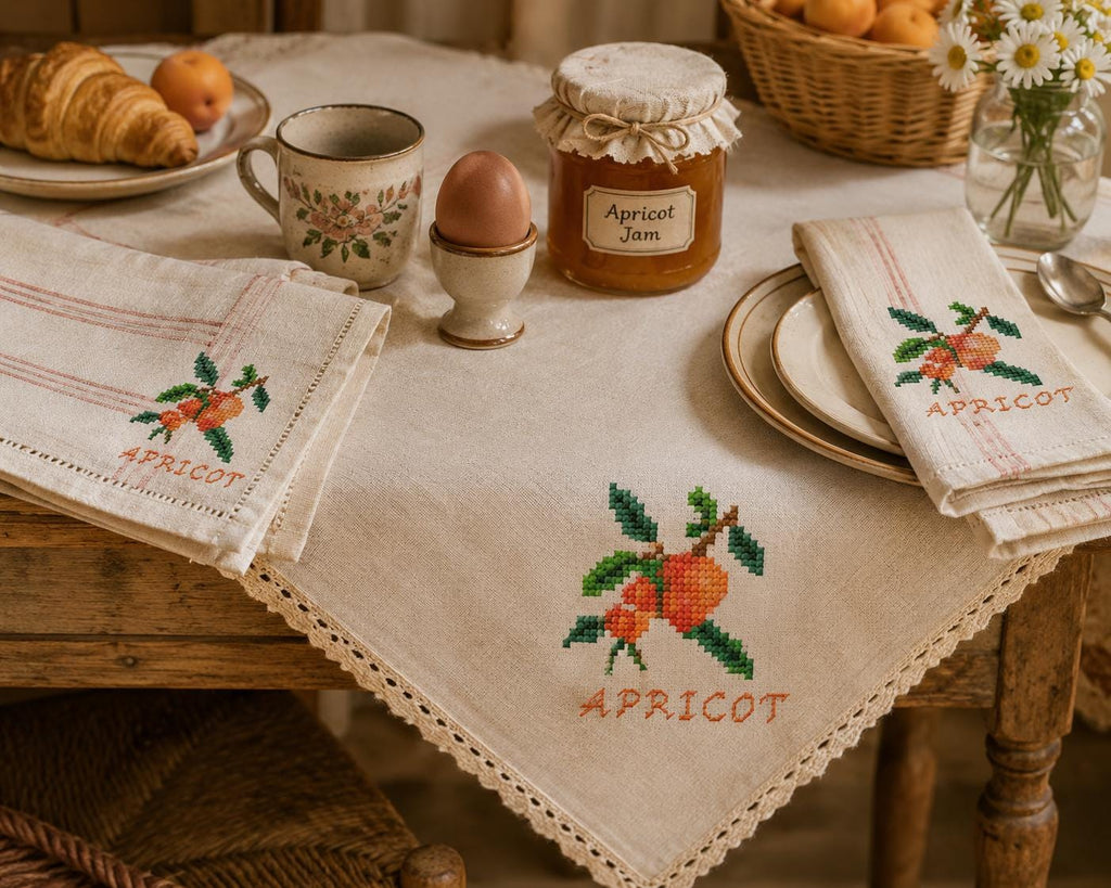 Apricot Cross Stitch Pattern
