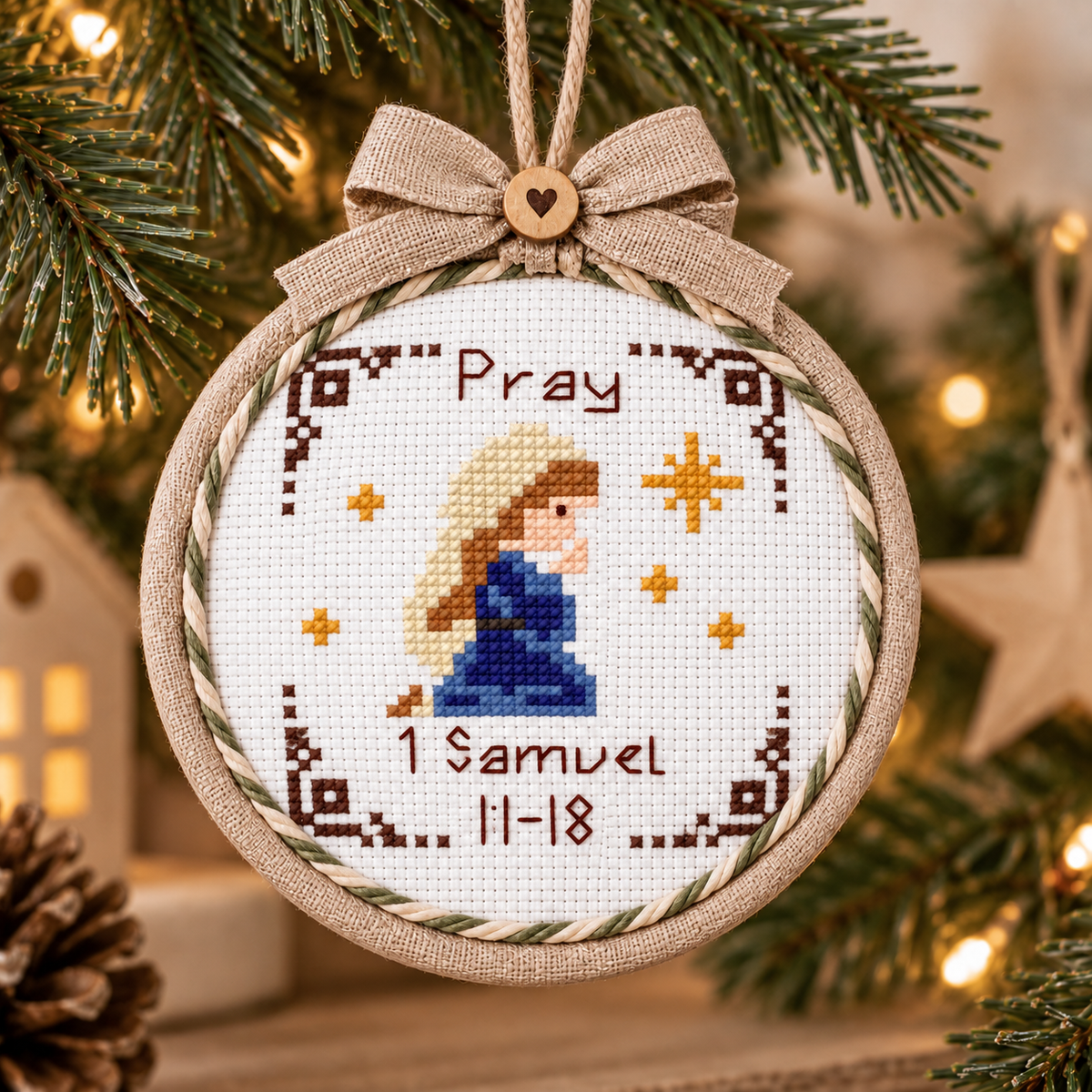 Stitch Through Advent 2026 – 26 Mini Cross Stitch Patterns & Devotional