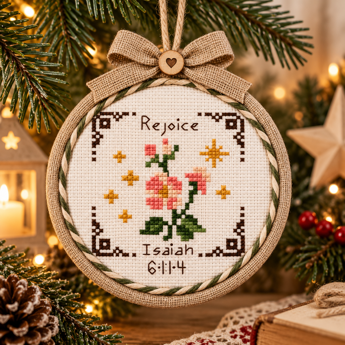 Stitch Through Advent 2026 – 26 Mini Cross Stitch Patterns & Devotional