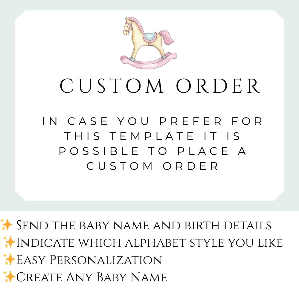 Angel Baby Birth Announcement Cross Stitch Pattern digital pattern preview