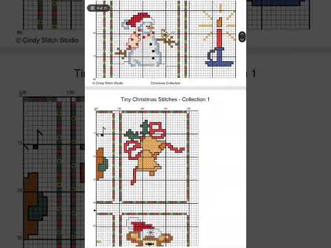 Christmas Minis – 10 Cross Stitch Patterns for Ornaments, Gift Tags & Holiday Décor
