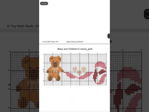 Baby Cross Stitch Border Bundle, 4 Nursery Patterns, Crib Sheet, Blanket, Bib, Onesie & Baby Linen Embroidery PDF